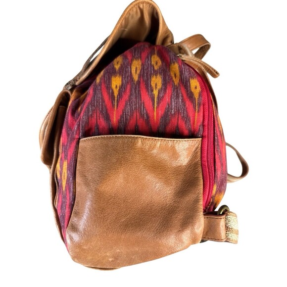 The Sak Backpack Womens Large Boho Woven Southwest Faux Leather Bag Western - Picture 7 of 12